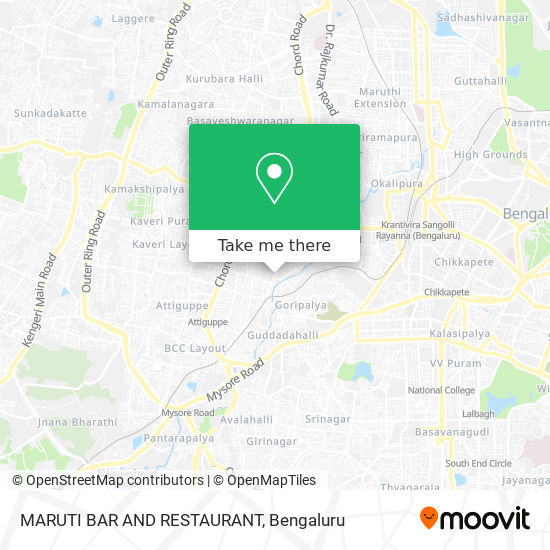 MARUTI BAR AND RESTAURANT map