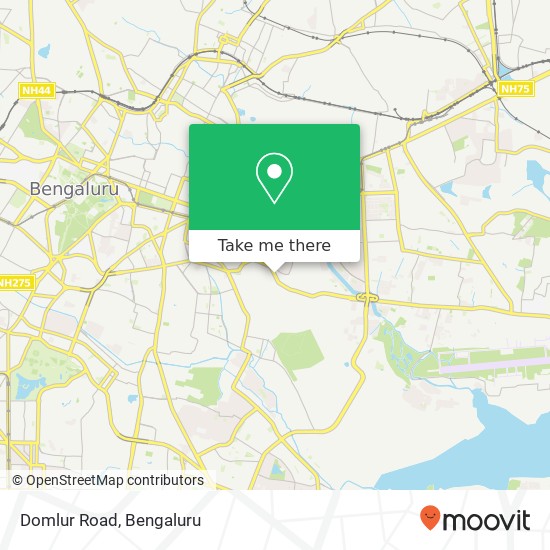 Domlur Road map