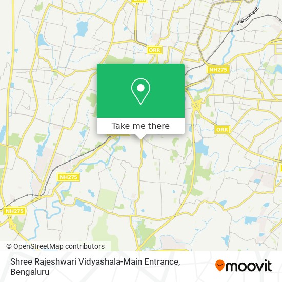 Shree Rajeshwari Vidyashala-Main Entrance map