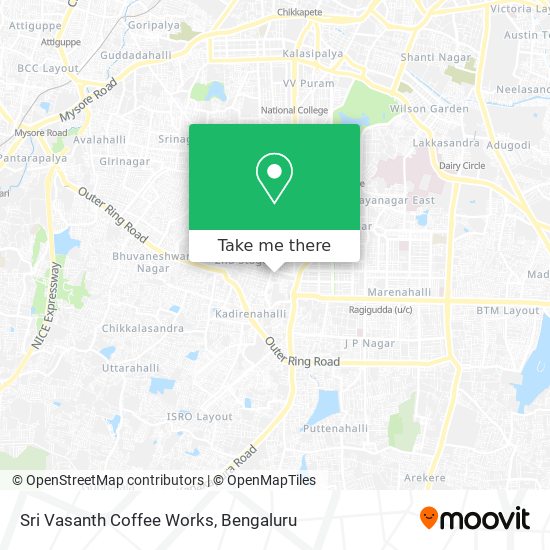 Sri Vasanth Coffee Works map