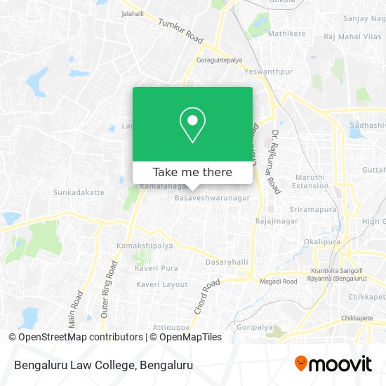 Bengaluru Law College map