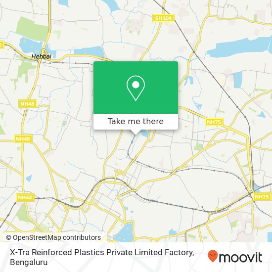 X-Tra Reinforced Plastics Private Limited Factory map