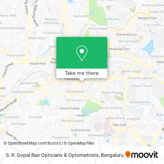 S. R. Gopal Rao Opticians & Optometrists map