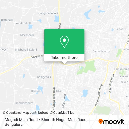 Magadi Main Road / Bharath Nagar Main Road map