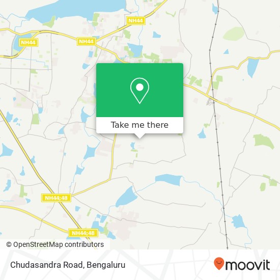 Chudasandra Road map