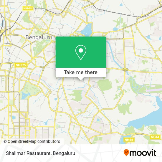Shalimar Restaurant map