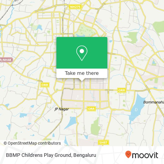 BBMP Childrens Play Ground map