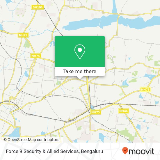 Force 9 Security & Allied Services map