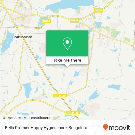 Bella Premier Happy Hygienecare map