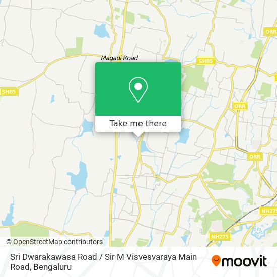 Sri Dwarakawasa Road / Sir M Visvesvaraya Main Road map
