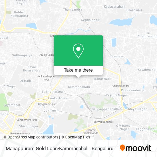Manappuram Gold Loan-Kammanahalli map