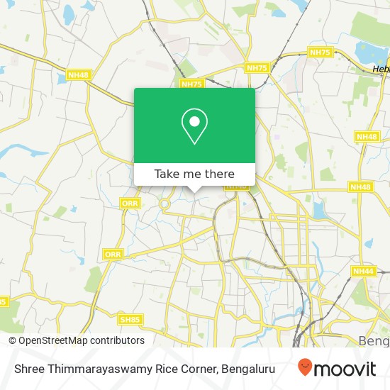 Shree Thimmarayaswamy Rice Corner map