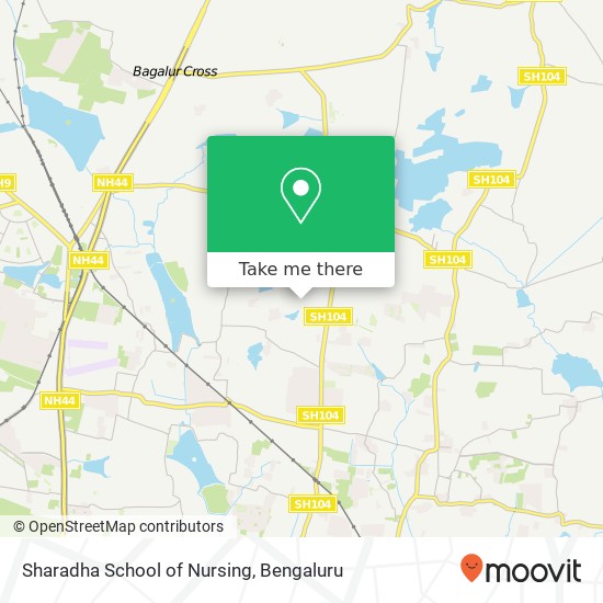 Sharadha School of Nursing map