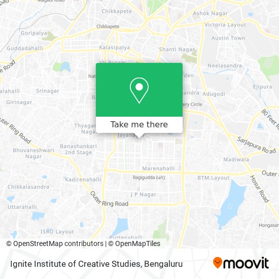 Ignite Institute of Creative Studies map