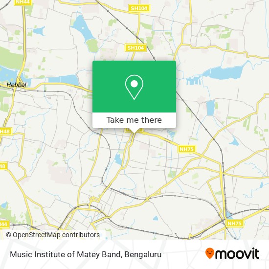 Music Institute of Matey Band map