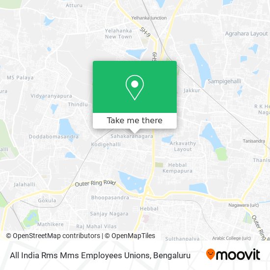 All India Rms Mms Employees Unions map