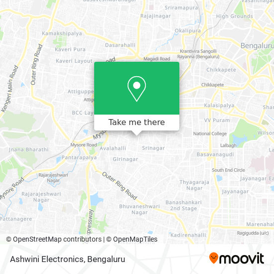 Ashwini Electronics map