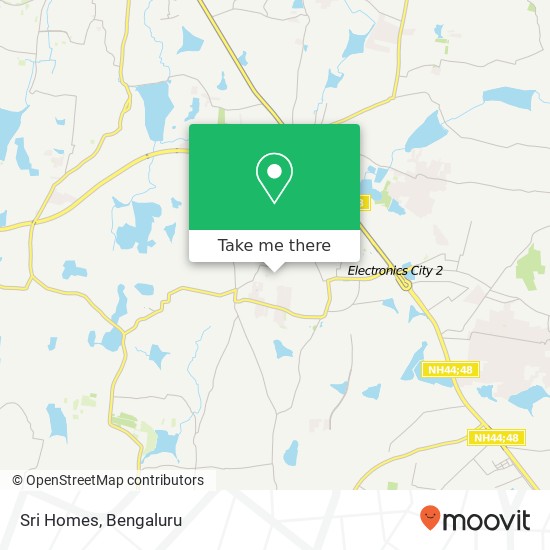 Sri Homes map