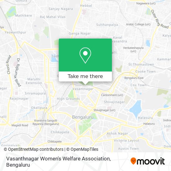 Vasanthnagar Women's Welfare Association map