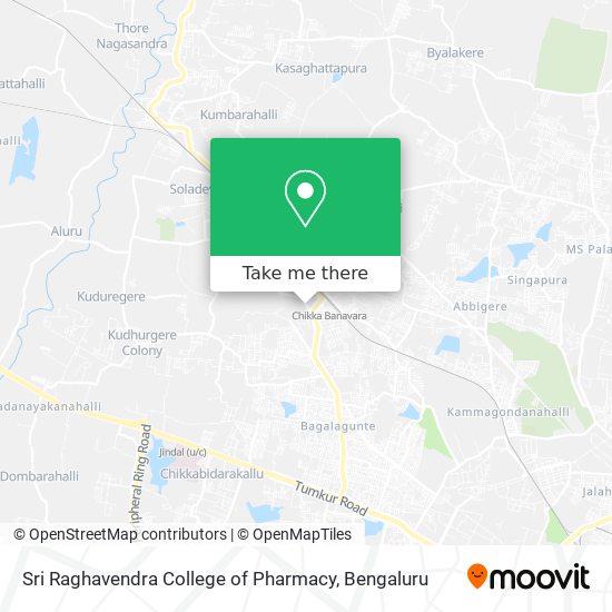 Sri Raghavendra College of Pharmacy map