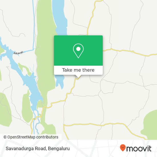 Savanadurga Road map