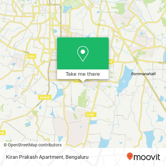 Kiran Prakash Apartment map