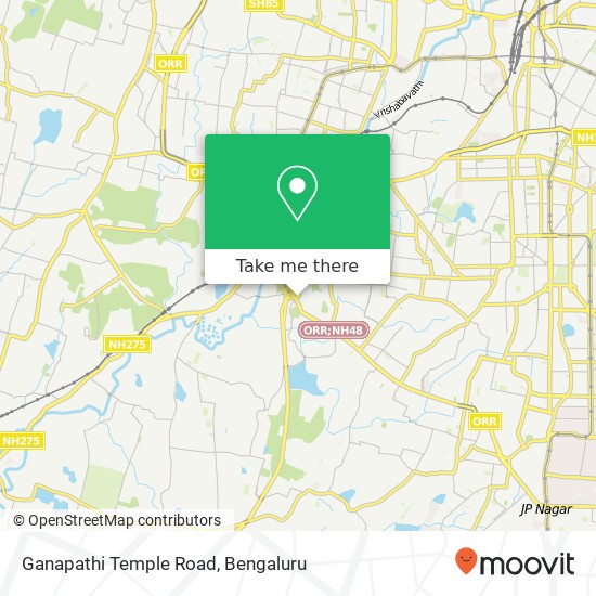 Ganapathi Temple Road map