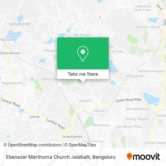 Ebenezer Marthoma Church Jalahalli map