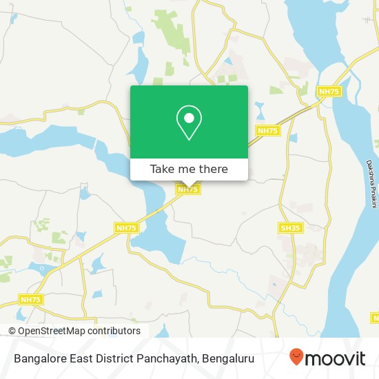 Bangalore East District Panchayath map