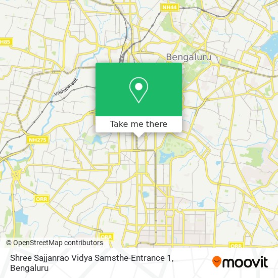 Shree Sajjanrao Vidya Samsthe-Entrance 1 map