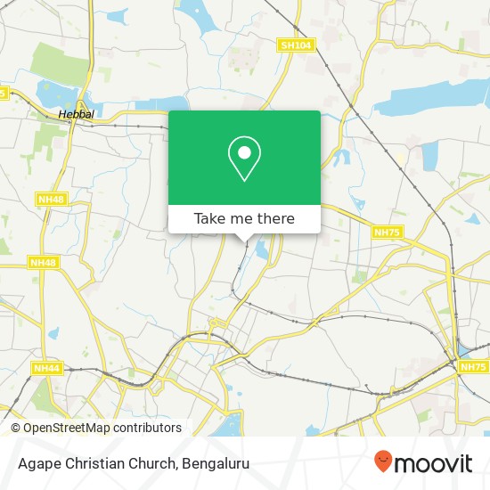 Agape Christian Church map