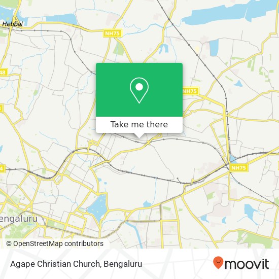 Agape Christian Church map