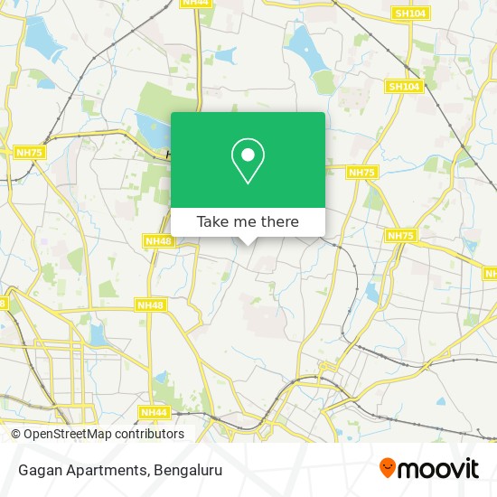 Gagan Apartments map