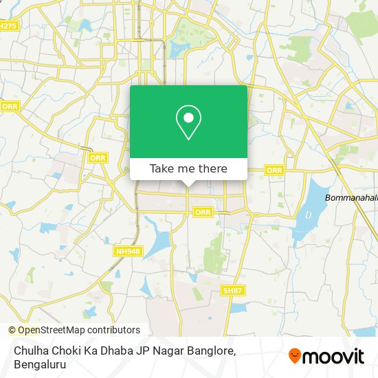Chulha Choki Ka Dhaba JP Nagar Banglore map
