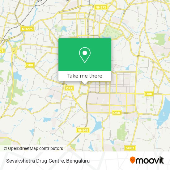 Sevakshetra Drug Centre map