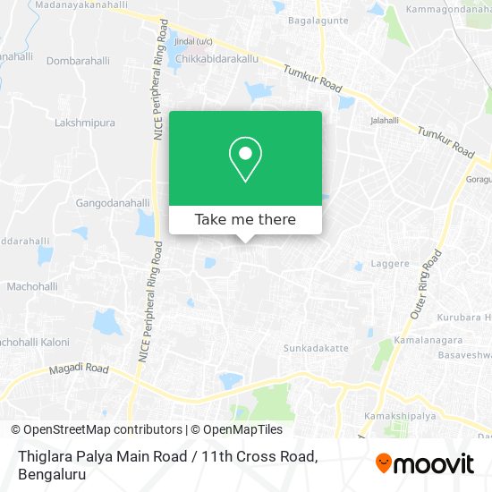 Thiglara Palya Main Road / 11th Cross Road map