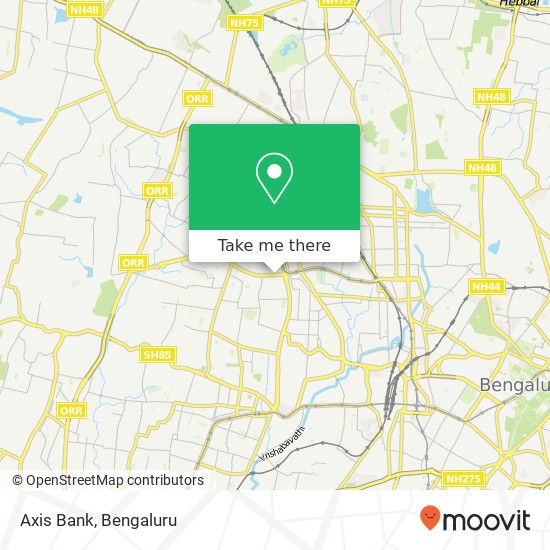 Axis Bank map