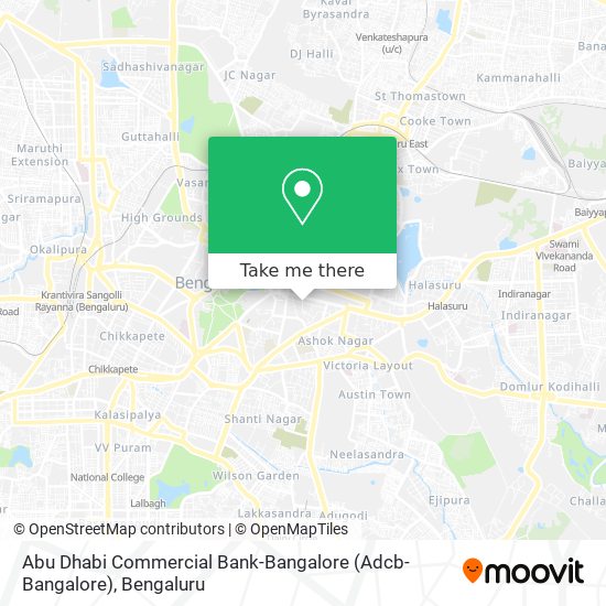 Abu Dhabi Commercial Bank-Bangalore (Adcb-Bangalore) map