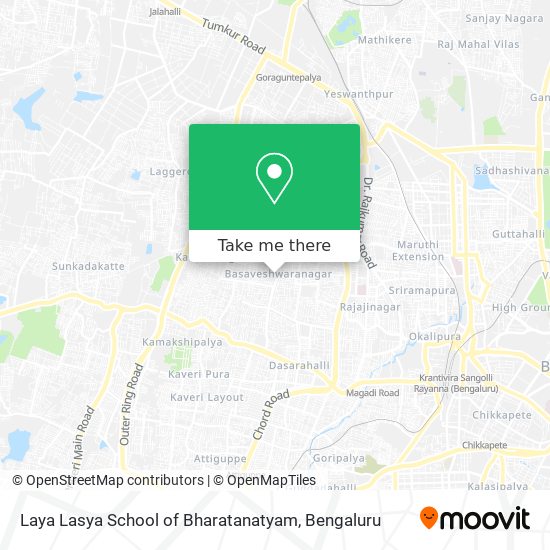 Laya Lasya School of Bharatanatyam map