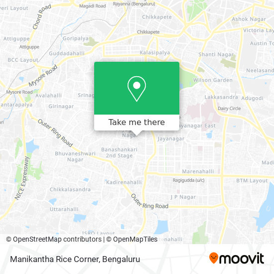 Manikantha Rice Corner map