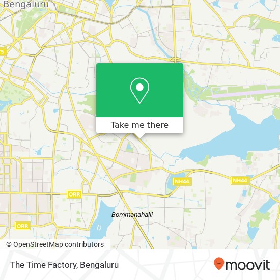 The Time Factory map