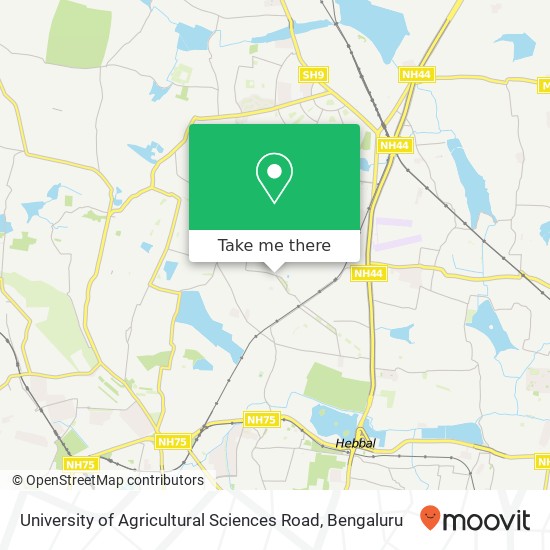 University of Agricultural Sciences Road map