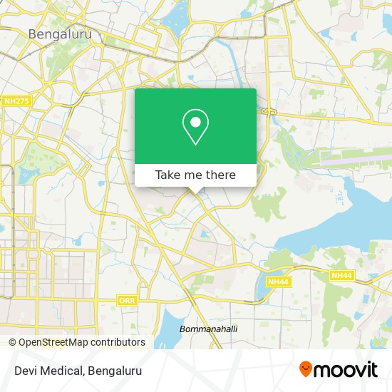 Devi Medical map