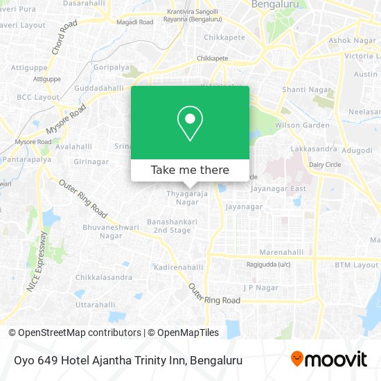 Oyo 649 Hotel Ajantha Trinity Inn map