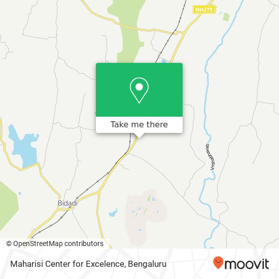 Maharisi Center for Excelence map