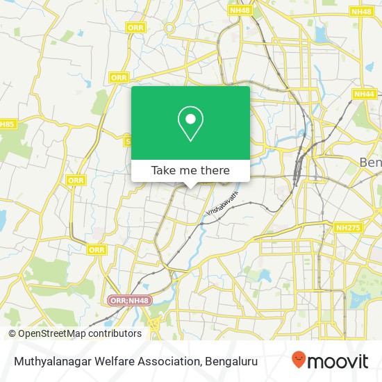 Muthyalanagar Welfare Association map