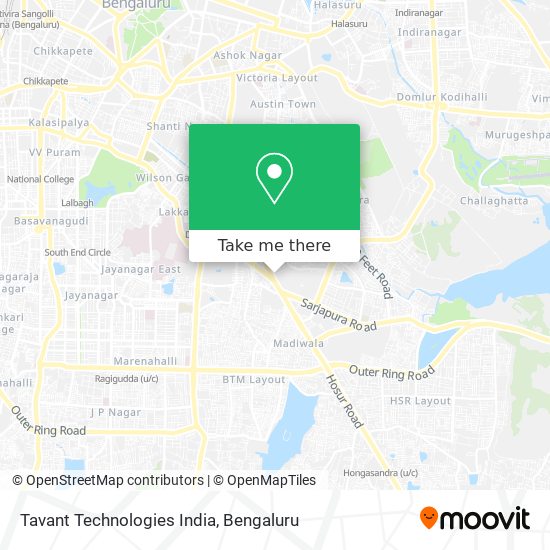 Tavant Technologies India map