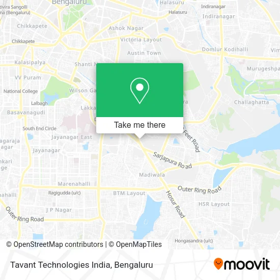 Tavant Technologies India map