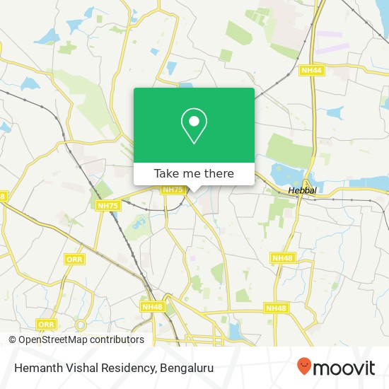 Hemanth Vishal Residency map