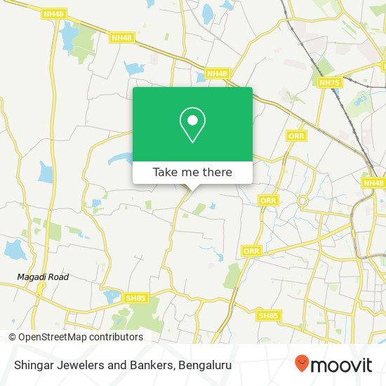 Shingar Jewelers and Bankers map